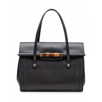 Gucci Bullet Bamboo Large Leather Top Handle