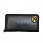Gucci Ace Zip-Around Long Leather Wallet 