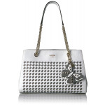 Guess Satchel Bag for Women - Leather, White - WM668608
