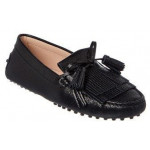 Tods Gommino Fringed Tassel Bow Loafers