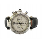 Cartier Pasha Chronograph Steel Automatic Mens Watch 2113