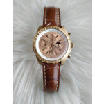 Breitling 18K Pink Gold Limited Edition Automatic Perpetual Calendar Chronograph Watch