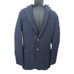 Armani Collezioni Knit Band Collar Cardigan Jacket