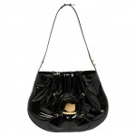Alexander McQueen Patent Leather Clover Hobo Bag