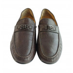 Bally Crilton Brown Leather Bit Loafers