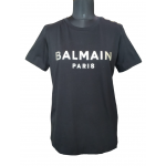 Balmain Black Silver T-shirt