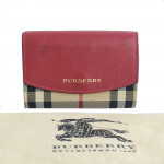 Burberry Houseferry Check Chesham Card Case Wallet