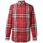 Burberry Red Check Shirt
