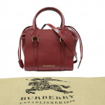 Burberry Patent Leather Dinton Small Tote