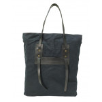 Burberry Canvas And Leather Travel Tote Bag