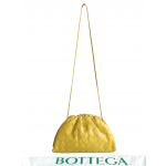 Bottega Veneta Yellow Intrecciato The Mini Pouch Clutch