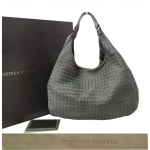 Bottega Veneta Intrecciato Woven Nappa Leather Campana Hobo Bag
