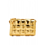 Bottega Veneta Gold Cassette Shoulder Bag