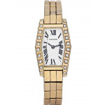 Cartier Lanieres 18k Gold with Diamond-Bezel