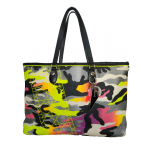 Dior Canvas Camouflage Anselm Reyle Large Tote