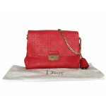 Dior Red Diorling Leather Shoulder Bag