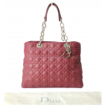Dior Cannage Quilted Leather Shopping Tote