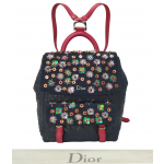 Dior Stardust Embellished Leather and Mesh Backpack