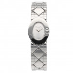 Dior SS Bangle D90-100 Silver White Ladies Stainless Steel Watch