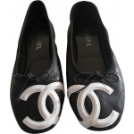Chanel Quilted Cambon CC Ballet Flats	