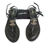 Chanel CC Logo Chain Sandals