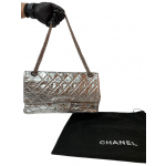 Chanel Metallic Silver 2.55 Reissue Quilted Leather Flap Bag
