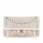 Chanel Up in the Air Classic Perforated Leather Flap Bag