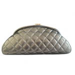 Chanel Quilted Leather Timeless Clutch