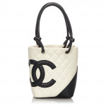 Chanel Quilted Leather Ligne Cambon Bucket Tote