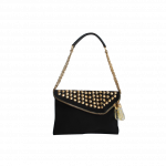 Christian Audigier Black Studded Clutch Bag | Luxepolis.com