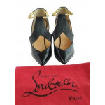 Christian Louboutin Black Leather Heels