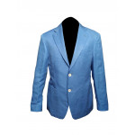 Canali Kei 40380 Blue Linen & Silk Jacket