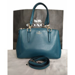Coach Christie Carryall Small Crossgrain Leather Satchel