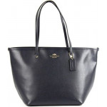 Coach Crossgrain Leather Taxi Zip Tote