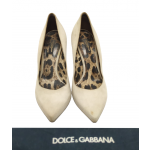 Dolce & Gabbana Suede Leather Pointed Toe Pumps