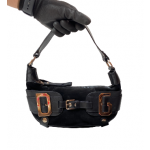 Dolce & Gabbana LOGO Black Leather Mini Shoulder Bag