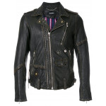 Diesel L Slate Giacca Leather Jacket