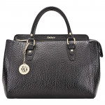 DKNY Black Beekman Satchel Bag for Women - Leather