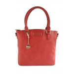 DKNY Red Leather Satchel