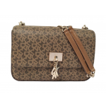 DKNY Brown Cleo Medium Shoulder Bag
