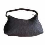 DKNY Brown Monogram Shoulder Bag