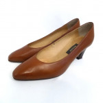 Bally Brown Leather Pumps