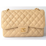 Chanel Classic Jumbo Double Flap Bag, Beige