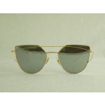 Gentle Monster Love Punch Aviator-style Gold-tone Sunglasses