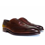 Ermenegildo Zegna Leather Wingtip Oxford Shoes