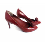 Louis Vuitton Leather Ball Red Pumps