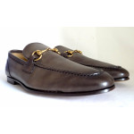Gucci Jordaan Dark Brown Leather Loafer