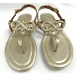 Gold Colehaan sandals