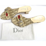 Christian Dior Taupe/Multi Sandals
