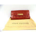 Louis Vuitton Red Monogram Vernis Sunset Boulevard Bag